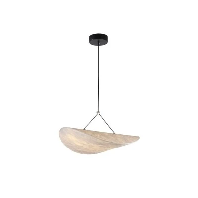 Φωτιστικό Κρεμαστό Tyvek Arte Illumina Nefi Μονόφωτο LED 12W 540Lm 3000K Φ500mm Λευκό