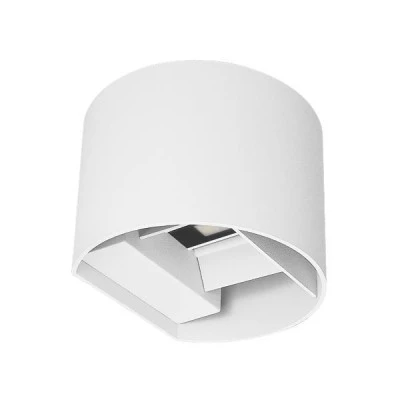 Φωτιστικό τοίχου Arte Illumina LED 10W με δυνατότητα επιλογής απ΄όχρωσης φωτός 3CCT 135x120x100mm λευκό 