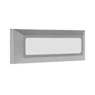 Φωτιστικού τοίχου Led slim PRO 4W 3CCT με επιλογή χρώματος 2700K-6500K σε γκρι χρώμα IP65