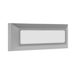 Φωτιστικού τοίχου Led slim PRO 4W 3CCT με επιλογή χρώματος 2700K-6500K σε γκρι χρώμα IP65