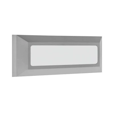 Φωτιστικού τοίχου Led slim PRO 4W 3CCT με επιλογή χρώματος 2700K-6500K σε γκρι χρώμα IP65