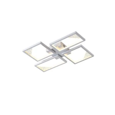 Φωτιστικό οροφής αλουμινίου LED 36W θερμό 3000K 900lm 450x580x55mm μαύρο ARTE ILLUMINA SQUARE