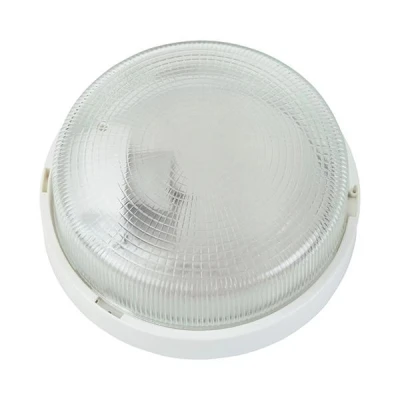 Πλαφονιέρα γυαλί Arte Illumina E27 Φ225x105mm λευκή 