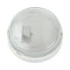 Πλαφονιέρα γυαλί Arte Illumina E27 Φ225x105mm λευκή 