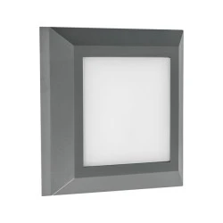 Φωτιστικού τοίχου Led slim PRO 3W 3CCT με επιλογή χρώματος 2700K-6500K σε σκούρο γκρι IP65 230V