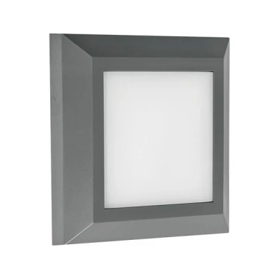 Φωτιστικού τοίχου Led slim PRO 3W 3CCT με επιλογή χρώματος 2700K-6500K σε σκούρο γκρι IP65 230V
