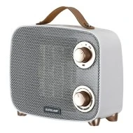 Κεραμικό Αερόθερμο Vintage 1500W 220-240V Λευκό με 3 Λειτουργίες (Fan / 750W / 1500W) & Θερμοστάτη