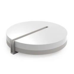 Πλαφονιέρα στρόγγυλη LED 26W με ενδιάμεσο 4000K 2340lm Φ30cm σε λευκό χρώμα IP54 για εξωτερικό χώρο