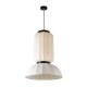 Φωτιστικό Κρεμαστό Tyvek & Μέταλλο Arte Illumina Lichnos Δίφωτο 2xE27 Max 15W Φ460x680mm Λευκό
