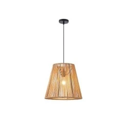 Φωτιστικό κρεμαστό ραττάν 1xE27 max 15W 380x1350mm καφέ χρώμα ARTE ILLUMINA VENTO