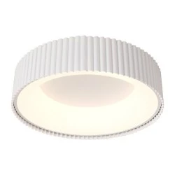 Πλαφονιέρα μεταλλική LED 30W θερμό χρώμα φωτός 3000K 2262Lm Φ460mm λευκό χρώμα ARTE ILLUMINA HALLO
