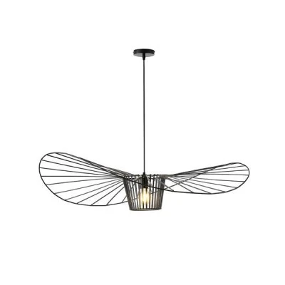 Φωτιστικό μεταλλικό κρεμαστό με ντουί 1xE27 max 40W 1000x1000x1270mm μαύρο χρώμα  ARTE ILLUMINA CAP