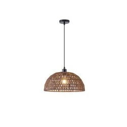 Φωτιστικό κρεμαστό ραττάν με ντουί 1xE27 max 15W 390x1270mm καφέ ARTE ILLUMINA VENTO