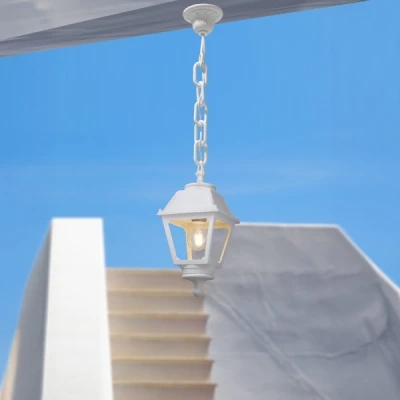 Κρεμαστό φωτιστικό Sichem Mary 1xE27 180x780mm IP55 λευκό 