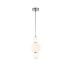 Φωτιστικό κρεμαστό Blossom LED 12,6W θερμό χρώμα φωτός 3000Κ 1440Lm Φ175x1940mm λευκό ARTE ILLUMINA 