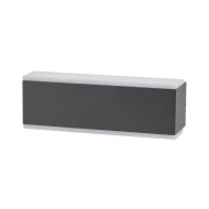 LED απλίκα τοίχου αλουμινίου "NIKITA" γραφίτης 10W διπλής κατεύθυνσης UP DOWN 3000K θερμό φως IP54