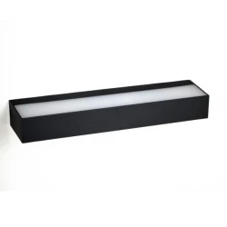 Φωτιστικό τοίχου Arte Illumina LED up-down πλαστικό 16W 3CCT 986lm 331x46x83mm IP65 μαύρο