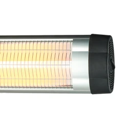 Επιτοίχια θερμάστρα χαλαζία 3000W 220-240V IP34 με θερμοστάτη για χώρους έως 30m² 100.5x9x23.5cm