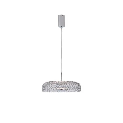 Φωτιστικό κρεμαστό μεταλλικό ασημί LED 10W θερμό χρώμα φωτός 3000K 1080Lm Φ350x1390mm ARTE ILLUMINA PERFORATO Φωτιστικό κρεμαστό μεταλλικό ασημί LED 10W θερμό χρώμα φωτός 3000K 1080Lm Φ350x1390mm ARTE ILLUMINA PERFORATO