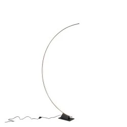 Φωτιστικό μεταλλικό LED 45W θερμό χρώμα φωτός 3000K 4500lm 6300x1950mm ΜΑΥΡΟ ARTE ILLUMINA MEDIA LUNA