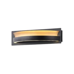 Απλίκα τοίχου LED 10W θερμό φως 3000K 300lm μαύρο-χρυσό χρώμα