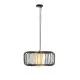 Φωτιστικό Κρεμαστό Μέταλλο Arte Illumina Airy Μονόφωτο 1xE27 Max 15W Φ450x1520mm Μαύρο