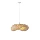 Φωτιστικό Κρεμαστό Bamboo Arte Illumina Lagoon Μονόφωτο 1xE27 Max 15W Φ550x1360mm Μπεζ
