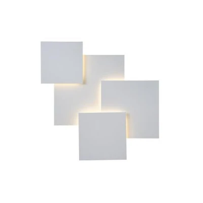 Φωτιστικό τοίχου THALIA μεταλλικό LED 30W 2600Lm θερμό χρώμα φωτός 3000Κ 550x550mm λευκό ARTE ILLUMINA