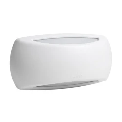 Απλίκα τοίχου Fumagalli Francy 1xE27 300x130mm opal IP66 λευκή 