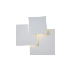 Φωτιστικό τοίχου LED 16W θερμό χρώμα φωτός 3000Κ 1400lm 450X440mm λευκό ARTE ILLUMINA THALIA