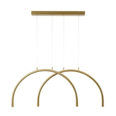 Φωτιστικό κρεμαστό μεταλλικό 10W 3000K 896Lm 840x20x330mm μπρονζέ ARTE ILLUMINA APSIS Φωτιστικό κρεμαστό μεταλλικό 10W 3000K 896Lm 840x20x330mm μπρονζέ ARTE ILLUMINA APSIS