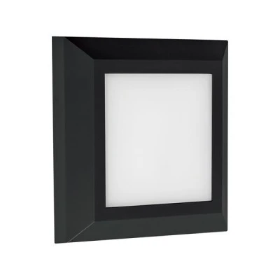 Φωτιστικού τοίχου Led slim PRO 3W IP65 230V με επιλογή χρώματος 2700K-6500K σε μαύρο χρώμα