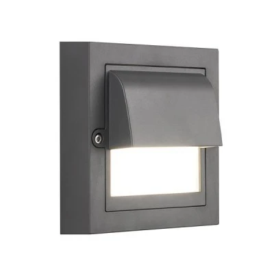 Φωτιστικό τοίχου LED "SENARIO" 6W 3CCT με επιλογή χρώματος 2700K-6500K IP65 γραφίτης