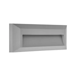 Led Slim PRO απλίκα τοίχου 2W σε γκρι χρώμα IP65 3CCT με επιλογή χρώματος 2700K-6500K