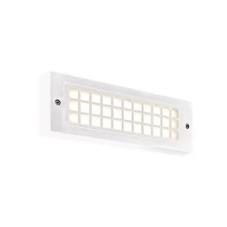 Φωτιστικό τοίχου LED 6W σε λευκό χρώμα 3CCT με επιλογή χρώματος 2700K-6500Κ "SENARIO" PRO IP65