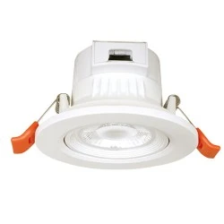 Φωτιστικό σποτ LED χωνευτό στρογγυλό 7W 230V SMD δέσμης 40° Ra80 με δυνατότητα επιλογής φωτός Φωτιστικό σποτ LED χωνευτό στρογγυλό 7W 230V SMD δέσμης 40° Ra80 με δυνατότητα επιλογής φωτός