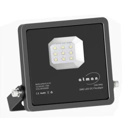 Προβολέας LED SMD SUPER SLIM 10W 12/24V DC ψυχρό λευκό φως 6000k 1100lm στεγανός IP65