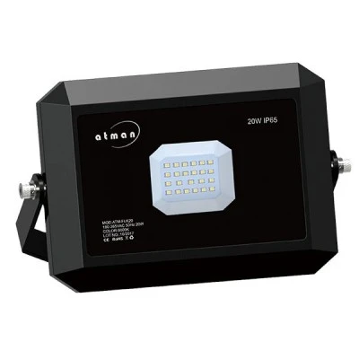 Προβολέας led SMD super slim 20W 230V 6000k ψυχρό λευκό φως 2200lm στεγανός IP66