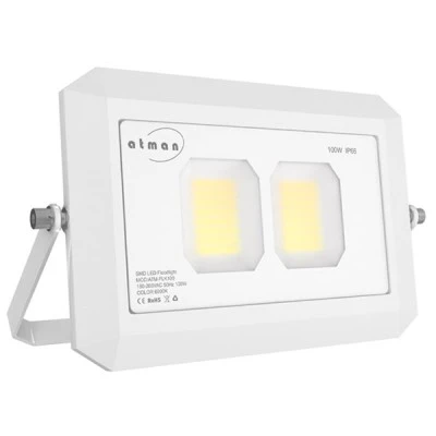 Προβολέας led SMD super slim 100W 230V 3000k ενδιάμεσο φως 11000lm στεγανός IP66