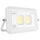 Προβολέας led SMD super slim 100W 230V 3000k ενδιάμεσο φως 11000lm στεγανός IP66