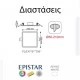 Φωτιστικό οροφής Led slim panel 19W χωνευτό τετράγωνο 6000k ψυχρό λευκό φως 1520lm δέσμης 120° Φωτιστικό οροφής Led slim panel 19W χωνευτό τετράγωνο 6000k ψυχρό λευκό φως 1520lm δέσμης 120°