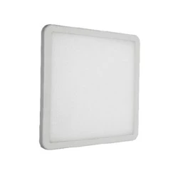 Φωτιστικό οροφής Led slim panel χωνευτό τετράγωνο 9W 3000k θερμό λευκό φως 700lm δέσμης 120°