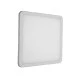 Φωτιστικό οροφής χωνευτό Led slim panel τετράγωνο 9W 6000k ψυχρό λευκό φως 720lm δέσμης 120°