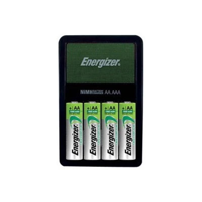 Φορτιστής μπαταριών AA/AAA ENERGIZER MAXI με 4 επαναφορτιζόμενες μπαταρίες ΑΑ 2000mAh