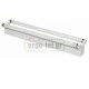 Σκαφάκι για 2 λάμπες LED T8 120cm τύπου φθορίου με λευκή ηλεκτροστατική βαφή & τροφοδοσία στα 2 άκρα