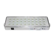 Φωτιστικό ασφαλείας με 30led & μπαταρία Li-ion 3.7V 2.0Ah 4000k λευκό φως αυτονομίας έως 6 ώρες