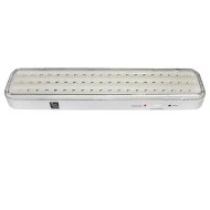 Φωτιστικό ασφαλείας με 60led και μπαταρία Li-ion 3.7V 2.0Ah 3500k λευκό φως αυτονομίας έως 6 ώρες