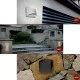 Led απλίκα επίτοιχη μαύρη Up-Down Οβάλ 2x3W 3000k θερμό φως 650lm δέσμης 95° στεγανή IP54