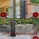 Led απλίκα κήπου σαγρέ σκουριά κάτω 10W λευκό φως 4000k 600lm αλουμινίου με οπάλ κάλυμμα
