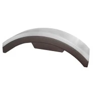 Led απλίκα κήπου σαγρέ σκουριά πάνω 10W λευκό φως 4000k 600lm αλουμινίου με οπάλ κάλυμμα